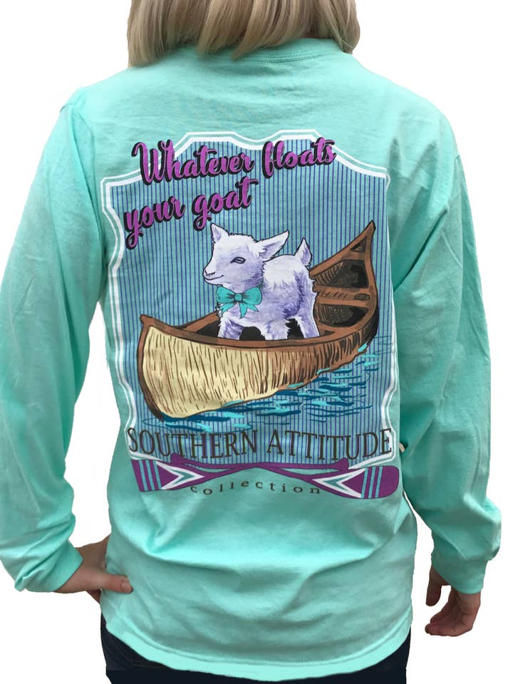 L-91 Chèvre en bateau - Sea Foam Green pour la vente par Southern Attitude