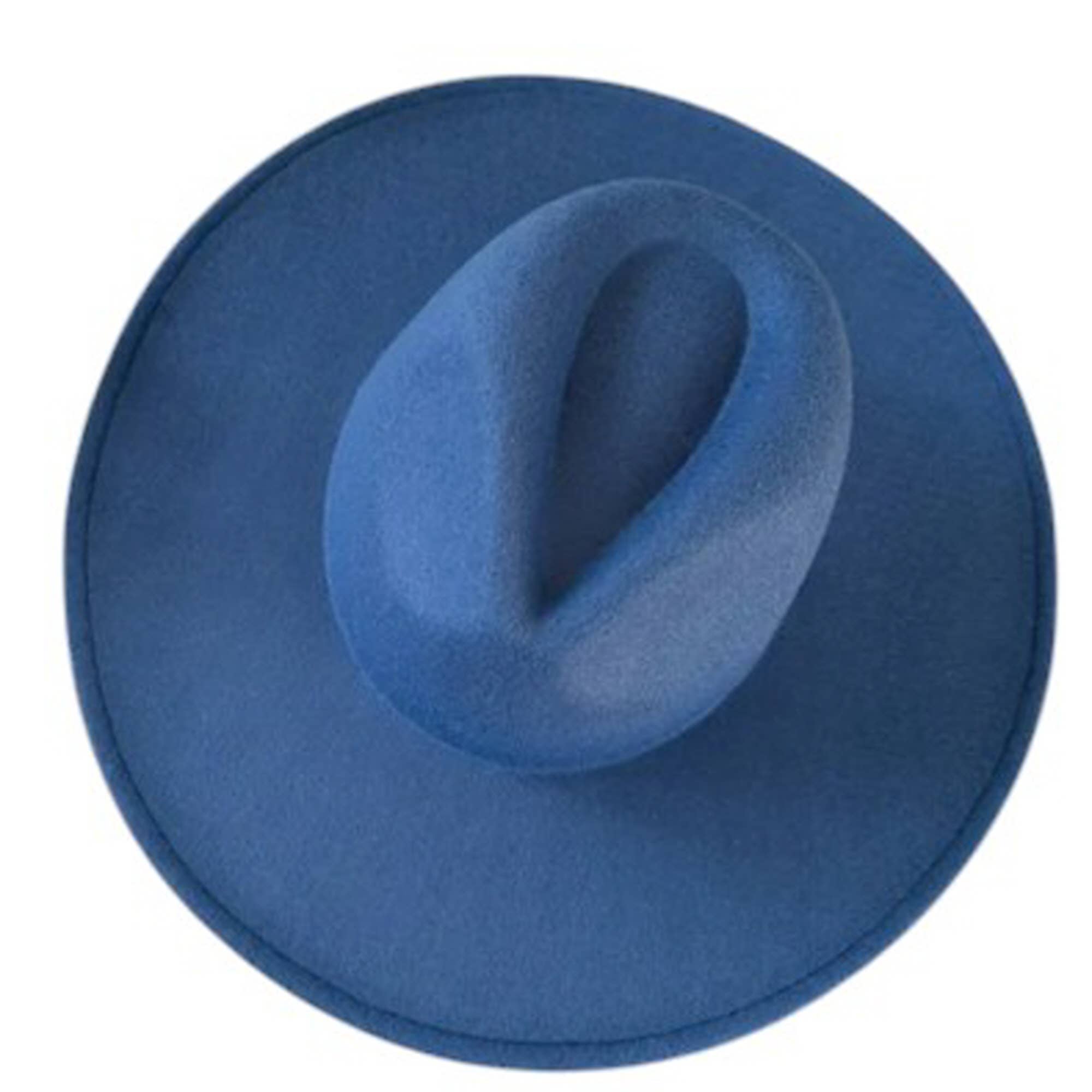 Portia Hat - Venta al por mayor Sombrero fedora - Unisex - Sombrero Clásico de Fieltro de Ala Ancha Disponible en 25 Colores!!25