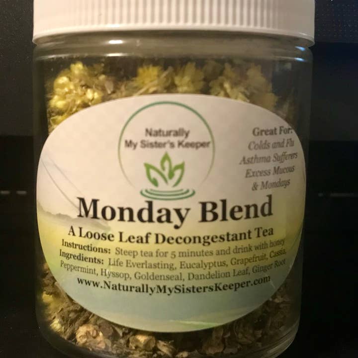 Naturally My Sister’s Keeper - Wholesale Loose Tea - Monday Tea Blend (Decongestant)