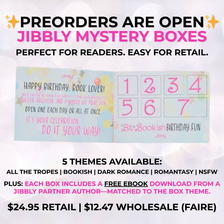 Coffret Mystère Anniversaire Littéraire – Cadeau Préféré des Lecteurs pour la vente par Jibbly