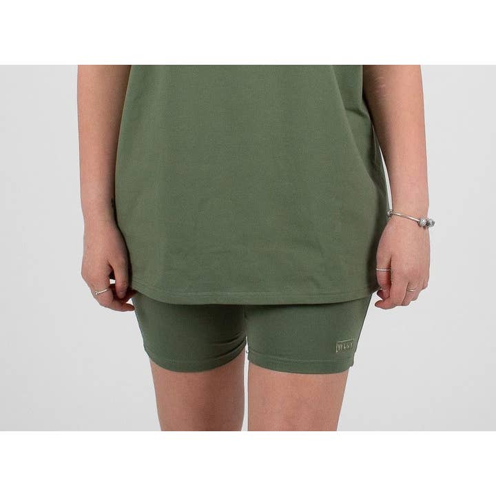 WLKN : Box Biker Short Olive Oil for wholesale by WLKN