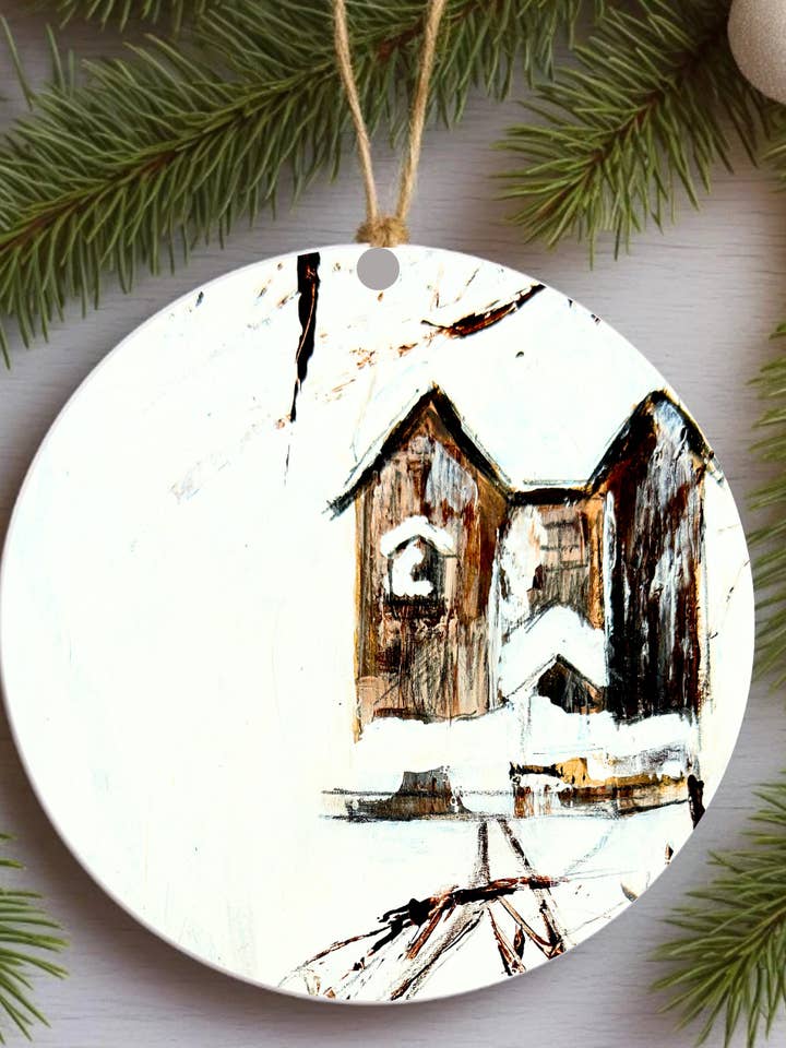 Fröken Birds husprydnad för wholesale av Kelly U Fine Art Studio