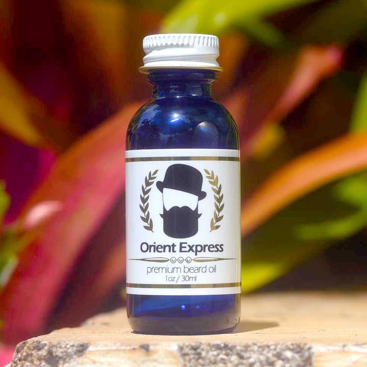 Orient Express Premium Beard Oil for wholesale by The Beard Baron