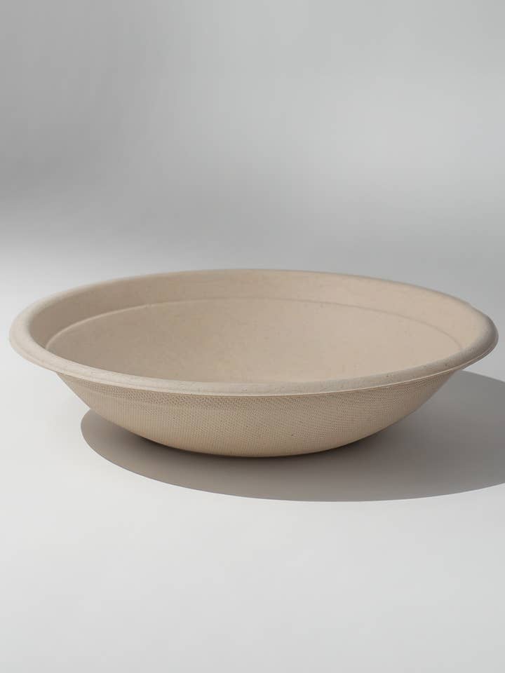 EarthTainers 750ml Fiber Bowl (24oz) 500ct for wholesale by GreenTek Planet