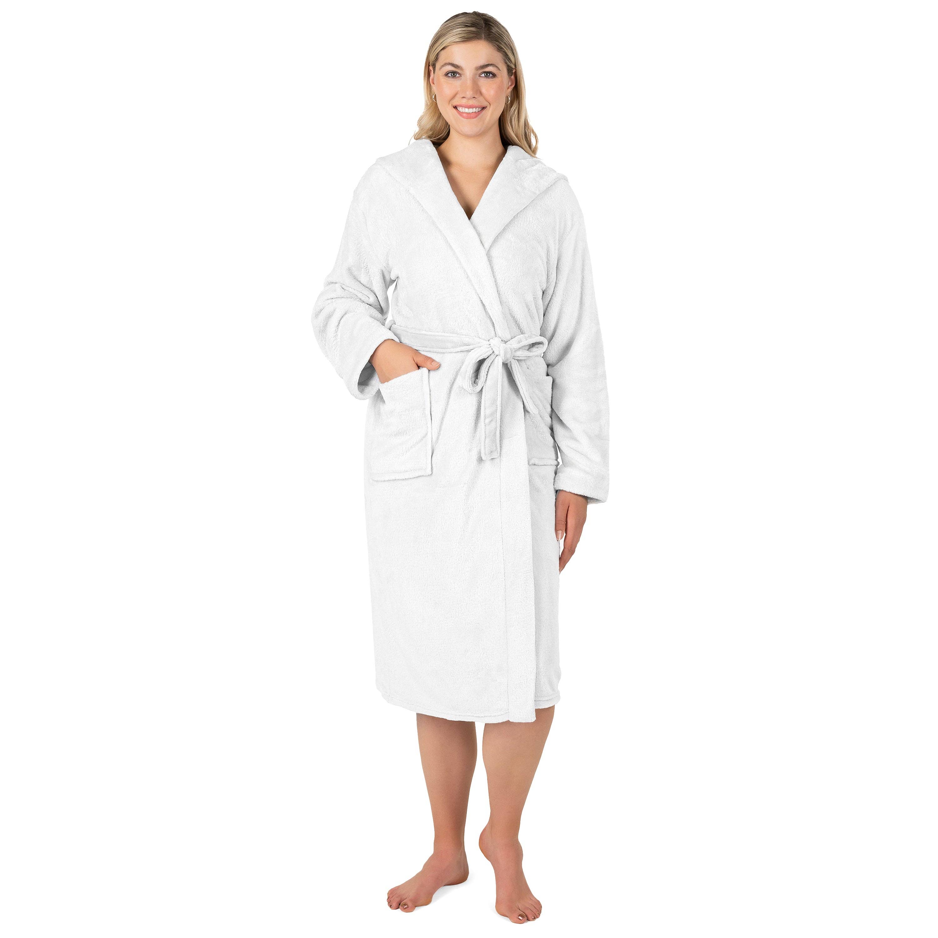 Pavilia - Wholesale Robe - Women's - Women's Classic Fleece Robe with Hood32