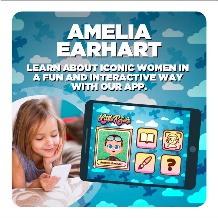 Little Rebels - Wholesale Stuffed/Plush Toy - Kids & Baby - Amelia Earhart Plush Doll: Inspiring and Interactive