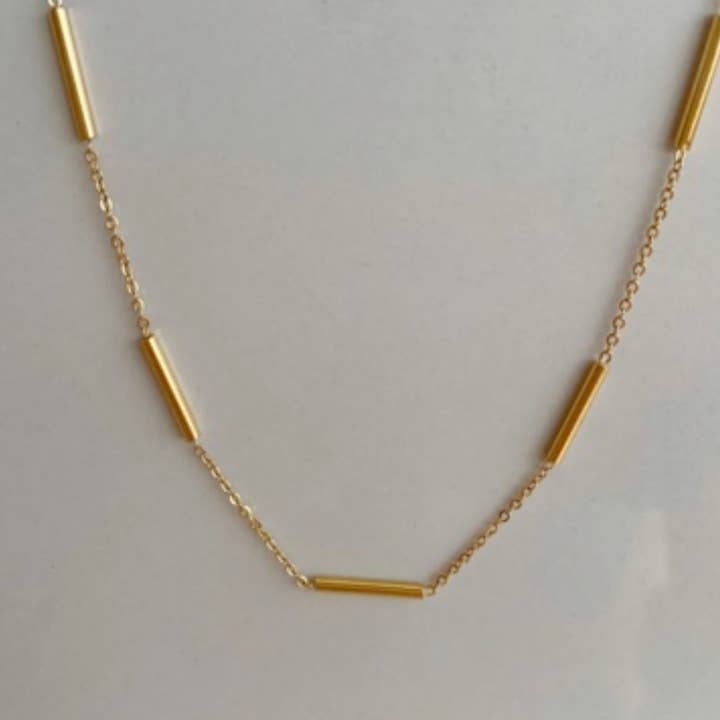 Collier Barre d'Or pour la vente par Uncommon Opal Designs