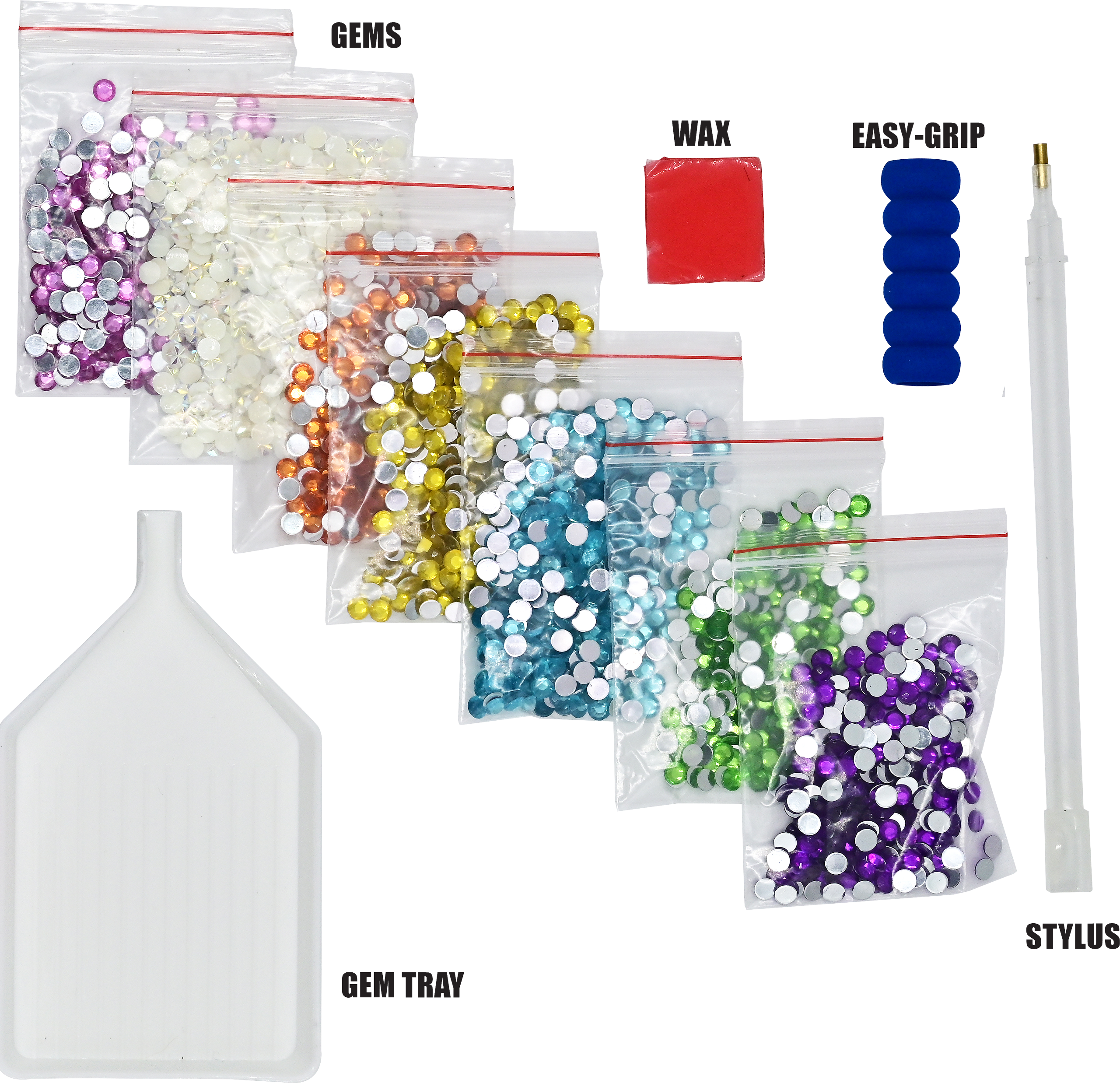 Peter Pauper Press - Wholesale DIY Craft Kit - Kids - Big Gem Painting Sticker Kit1