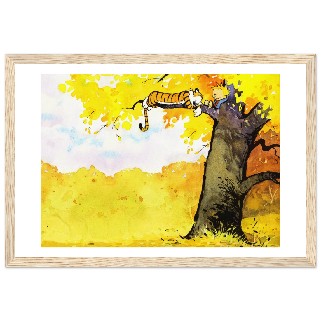 Art-O-Rama Shop - Wholesale Poster - Calvin and Hobbes Resting on a Tree Poster4
