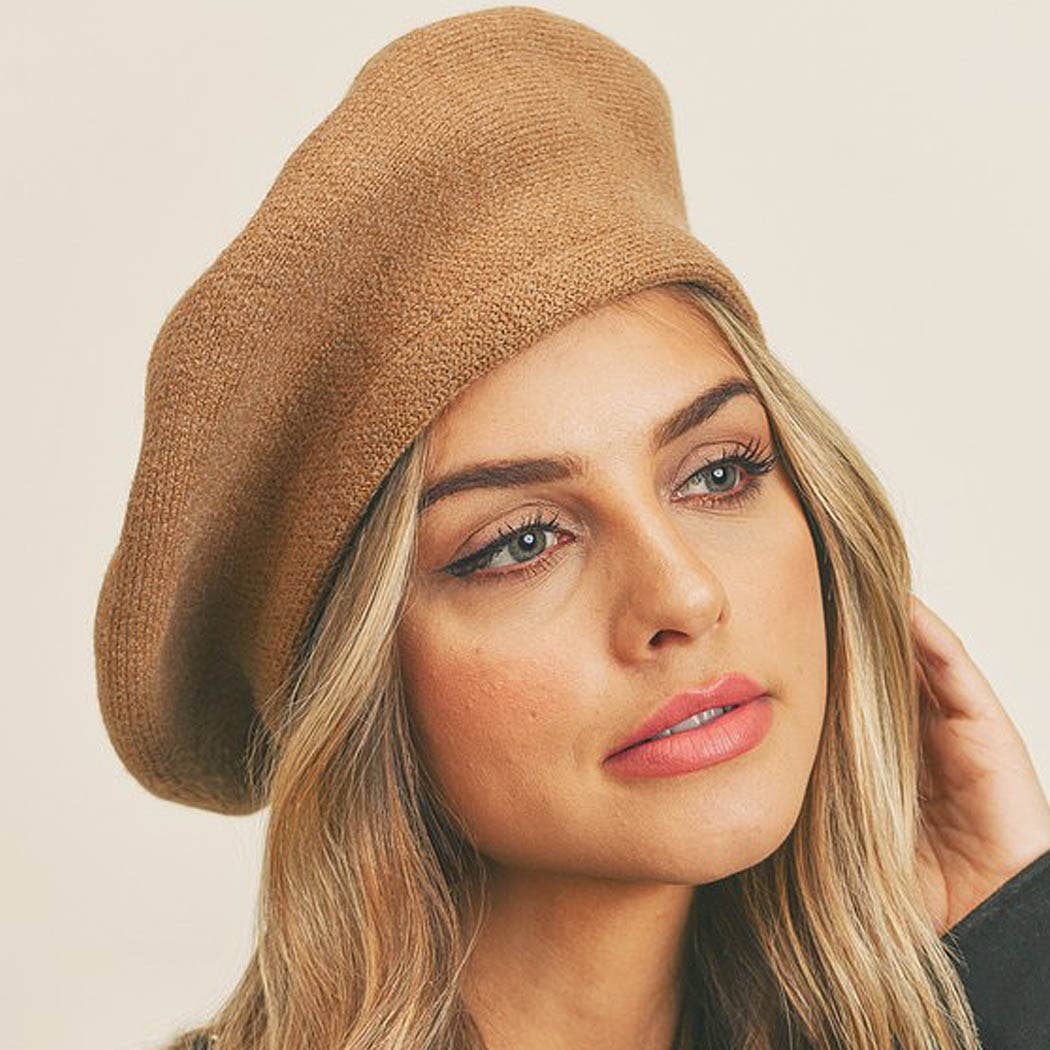 3AM BY H&D ACCESSORIES - Vendita all'ingrosso Basco - Donna - Basco elasticizzato tinta unita16