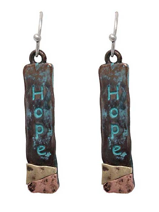 ( Q283 ) INSPIRATION BAR EARRING for wholesale by Jewelry Max