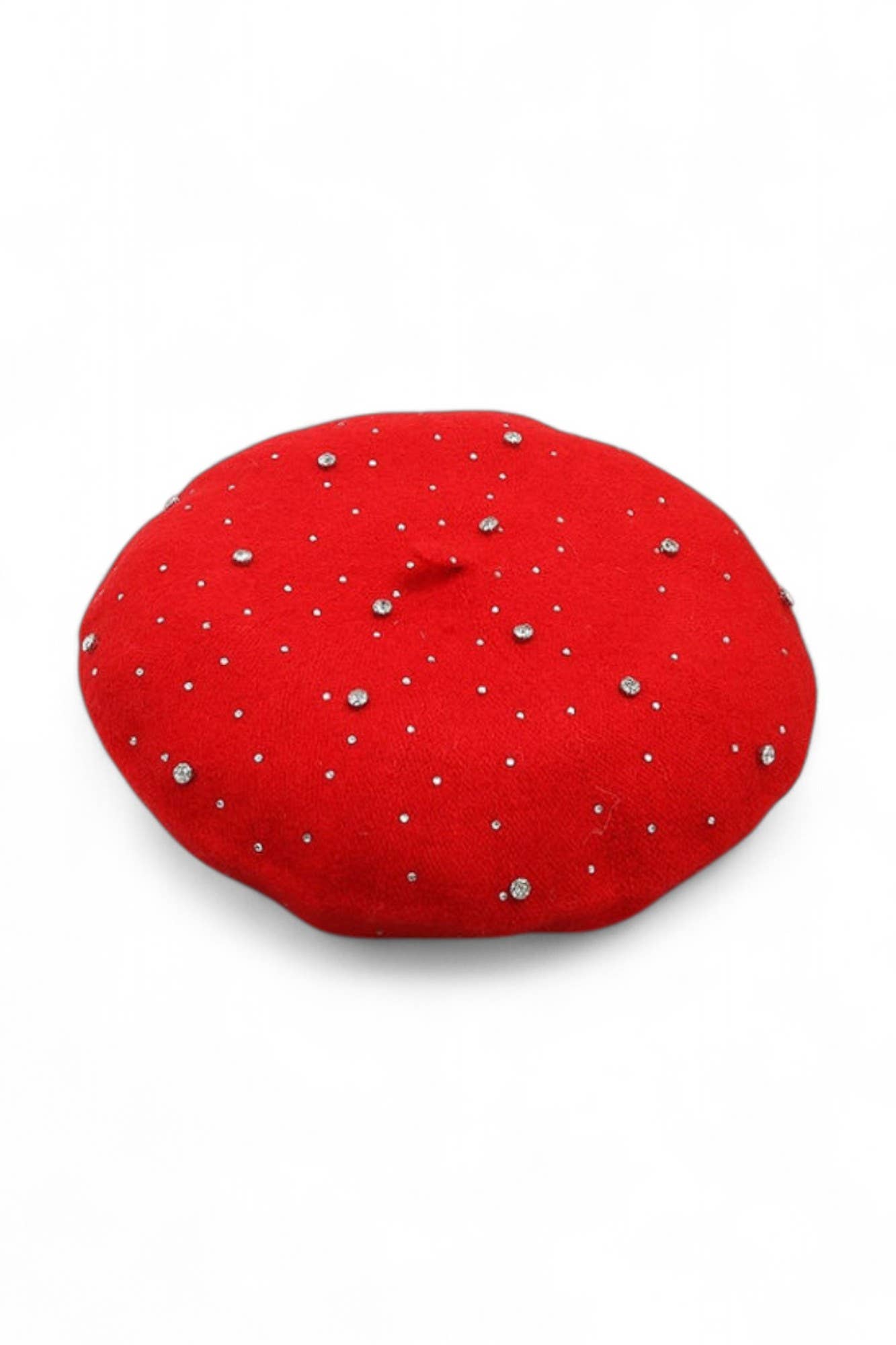 Artini Accessories - Wholesale Beret - Women's - Rhinestone Accent Fashion Beret Hat2