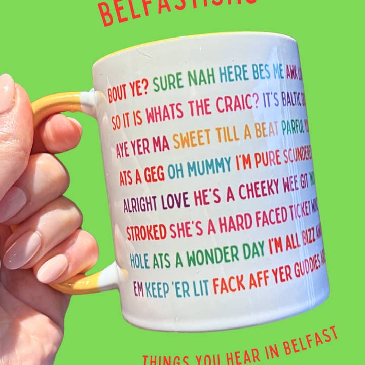Belfastisms Mug Belfast Gift for wholesale by Connect The Dots Design