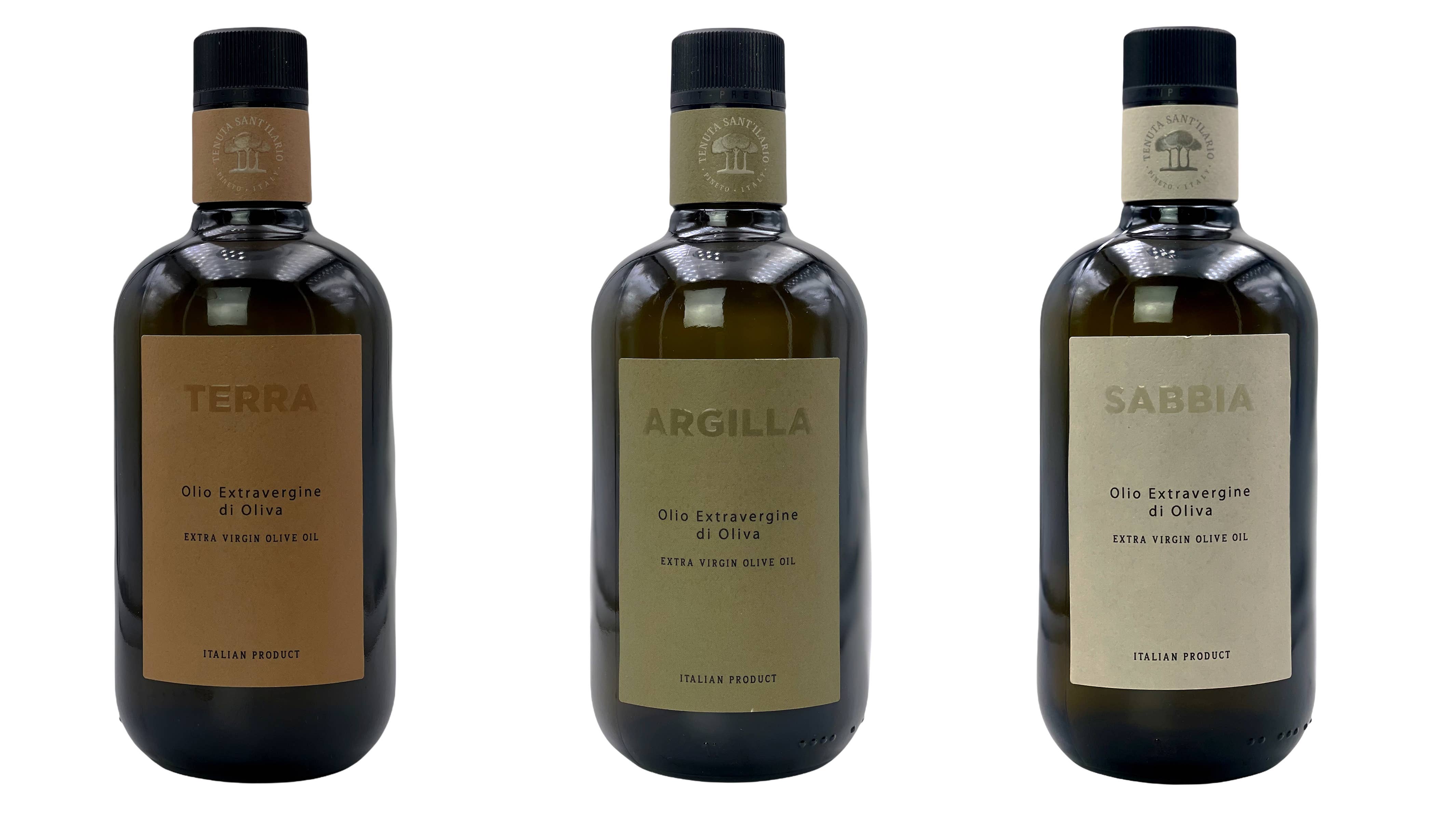 TENUTA SANT'ILARIO – wholesale Olive oil – SOIL LINE, 3 bottles 500 ml 100% ITALIAN EXTRA VIRGIN OLIVE OIL3