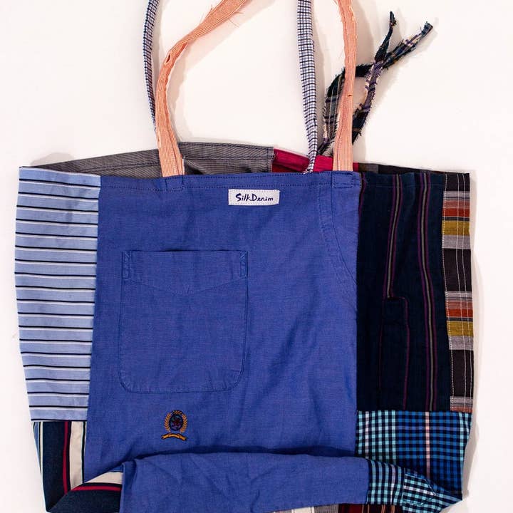 SilkDenim - Wholesale Tote Bag - Women's - Lightweight Packable Carry-All Tote3