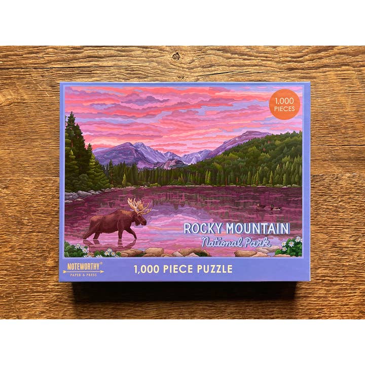 Noteworthy Paper & Press - Vendita all'ingrosso Puzzle - Adulti - Puzzle del Parco Nazionale di Rocky Mountain8