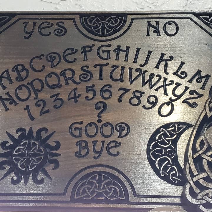 Celestial wood spirit board for wholesale by Crafts & Creations By Leanora