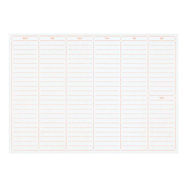 HERR & FRAU RIO - Wholesale Planner - Weekly Planner Neon1