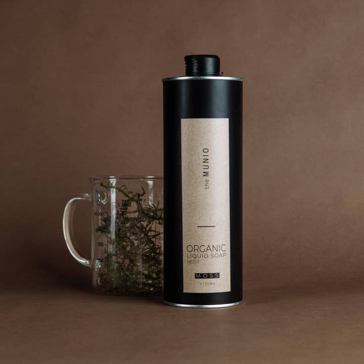 the MUNIO - Wholesale Hand soap/wash - MOSS ORGANIC LIQUID SOAP REFILL 1000ML1