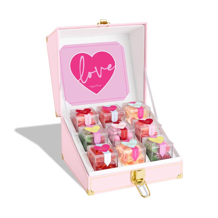 Valentine's Day 9 Piece Mini Trunk for wholesale by Sugarfina Australia