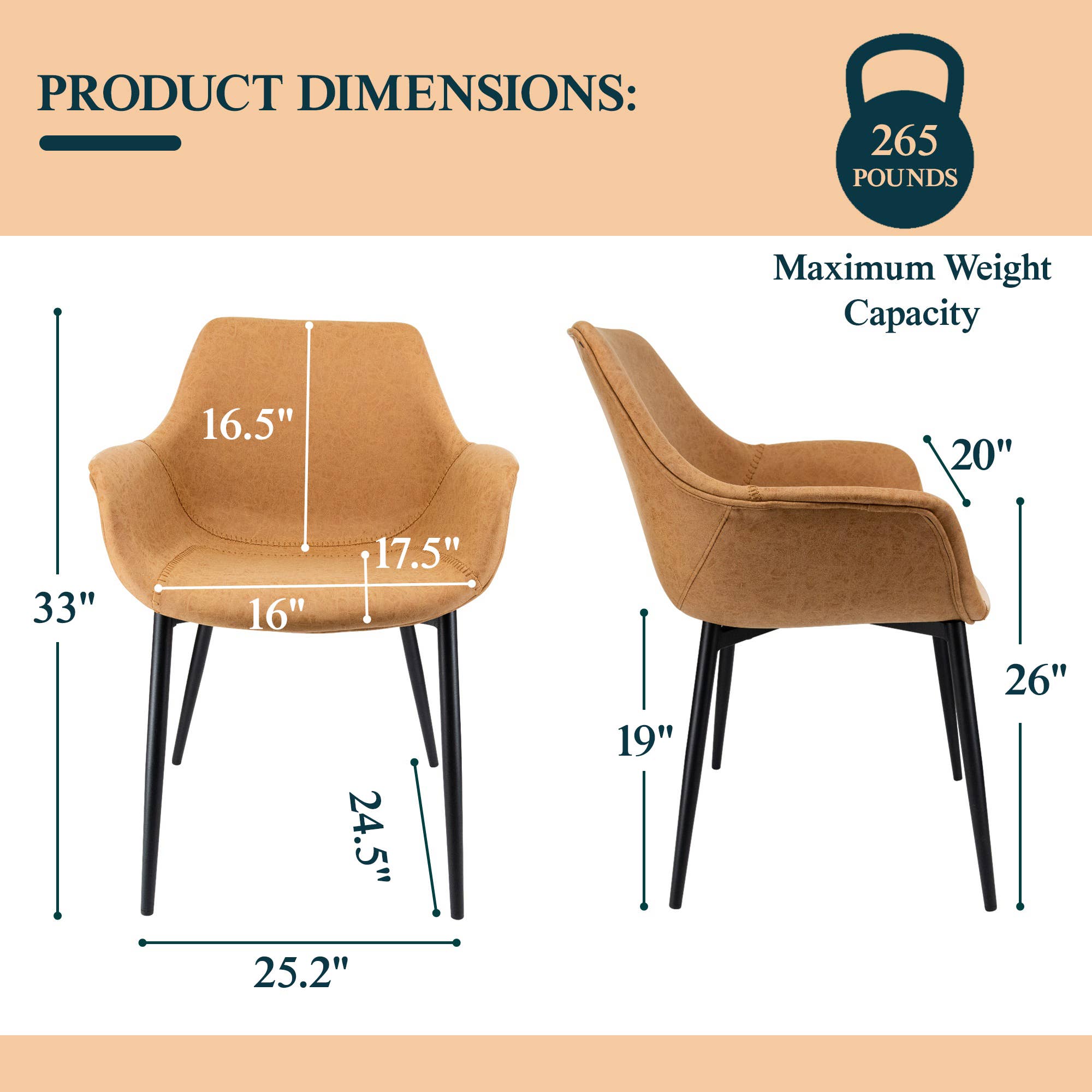 LeisureMod - Wholesale Chair - Markley Modern Ergonomic Leather Upholstered Dining Chair27