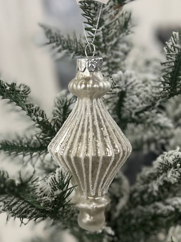 Christmas Diamond Ornament 2x5in for wholesale by Wholesale Home Decor