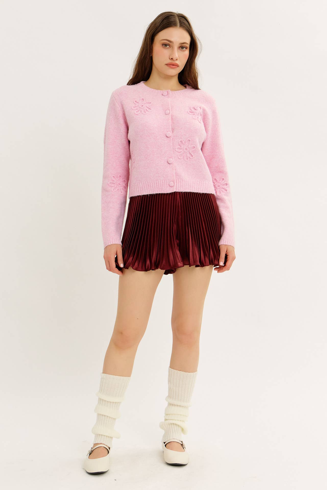 idem ditto – Engroshandel Cardigan - Dame – BOLERO CARDIGAN MED BLOMSTERMOTIV9