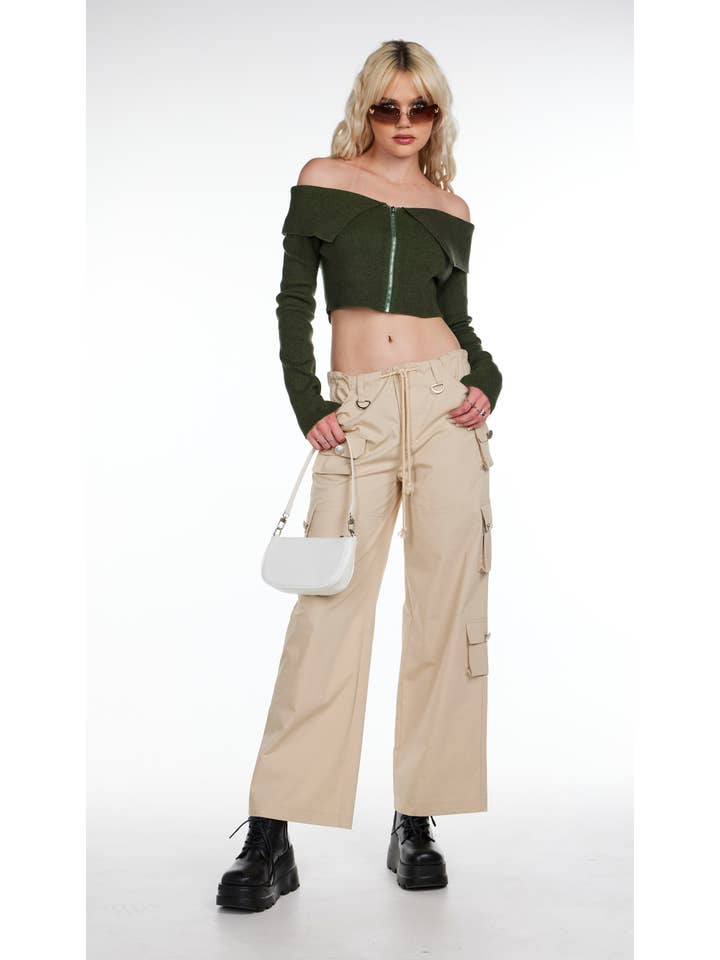 Pretty Damage - Wholesale Pants - Women's - Leveled Up Cargo Pants7