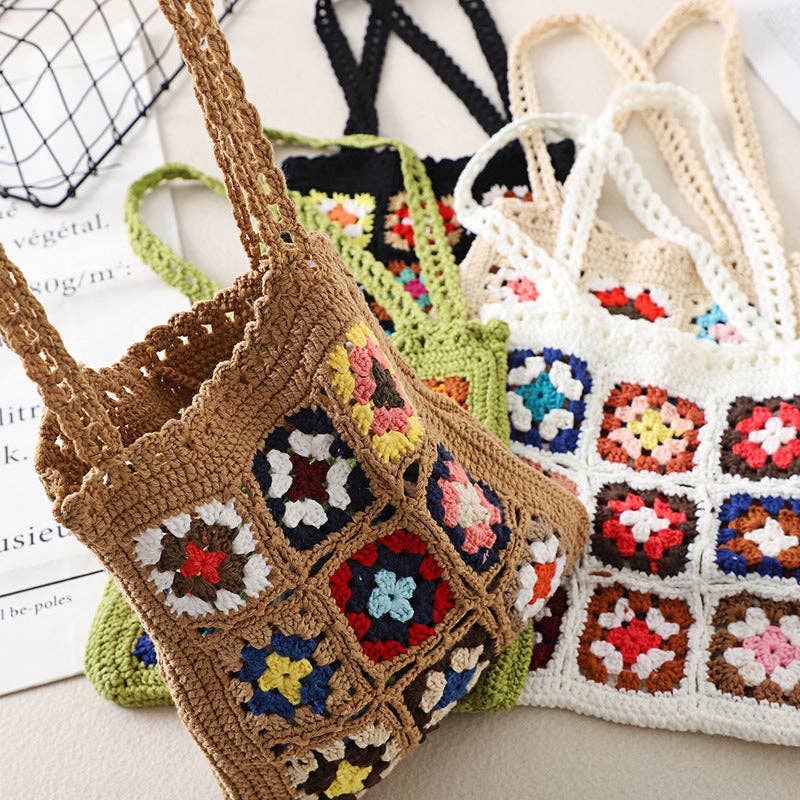 Funkyrel® Atzbranding Limited - Wholesale Tote Bag - Women's - Bohemian Crochet Bag - Exquisite Tote6