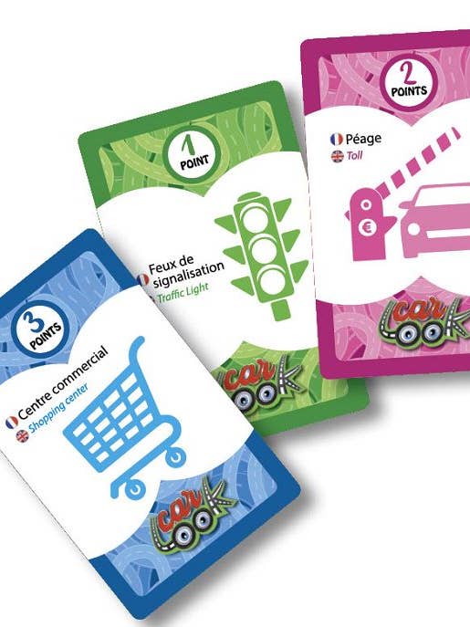 Giochi di carte CAR LOOK per bambini per la vendita all'ingrosso da parte di Captain Olfac