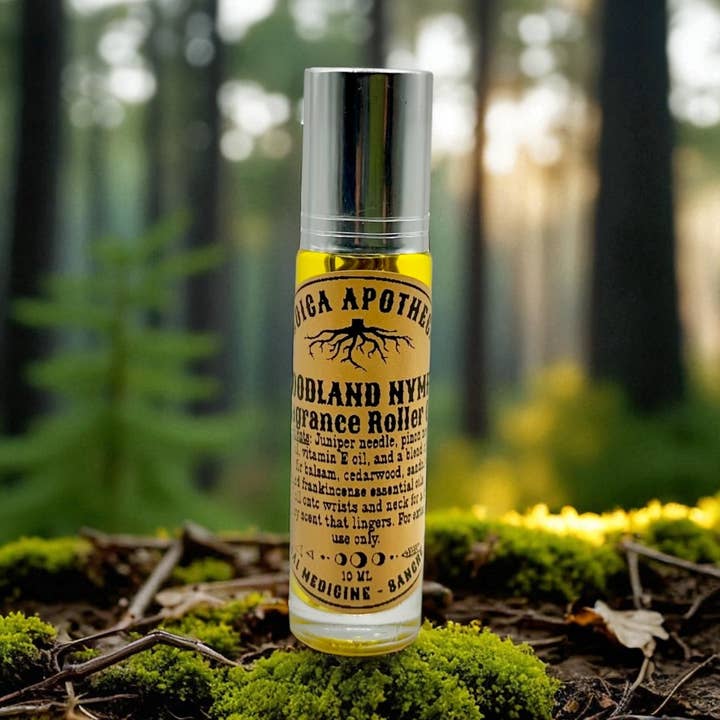 Woodland Nymph Roll On Fragrance | Juniper & Pine for wholesale by Ecozoica Apothecary