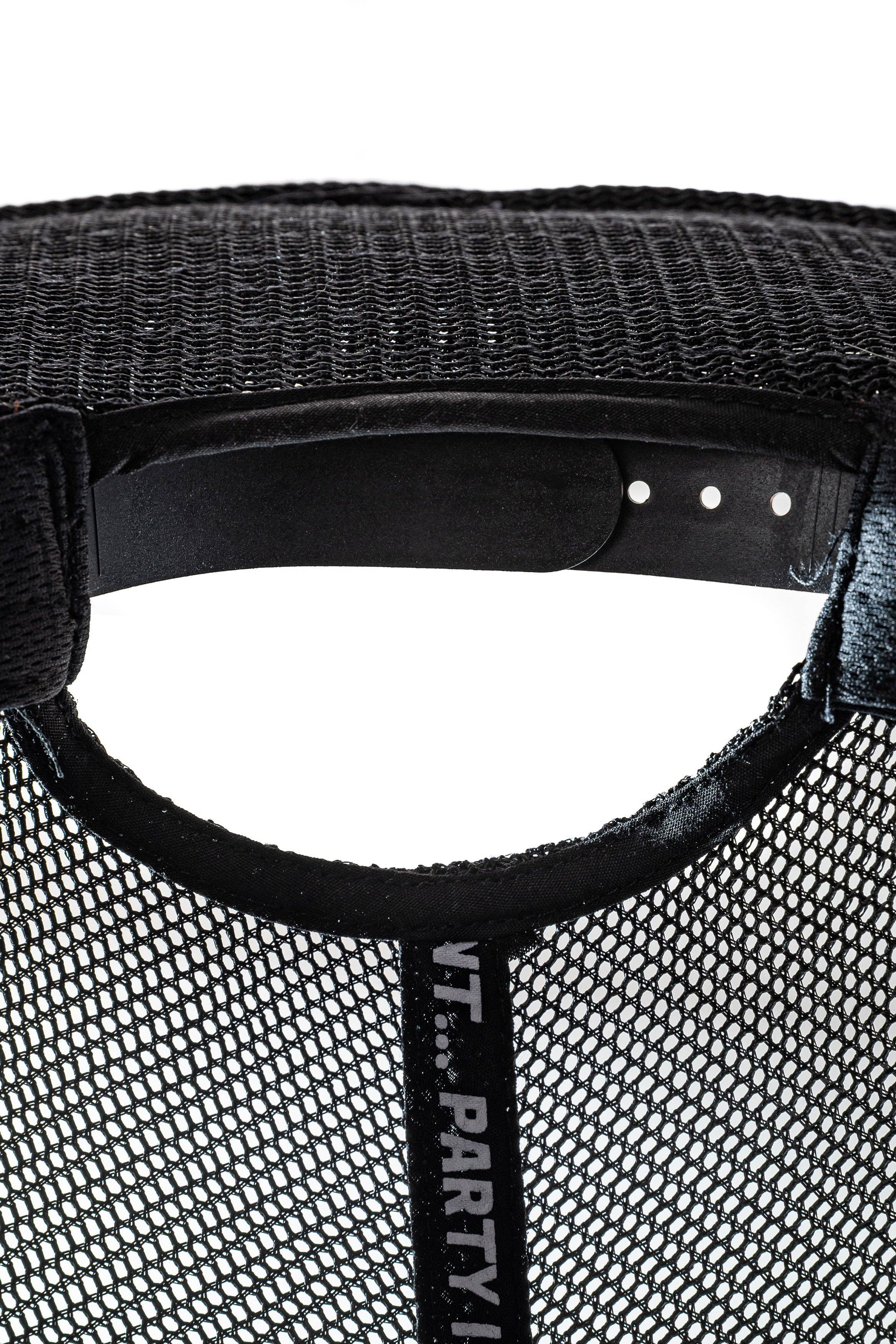 Cowboy Snapback - Wholesale Cowboy Hat - Unisex - BLACK COWBOY SNAPBACK: 5 PANEL - BLANK6