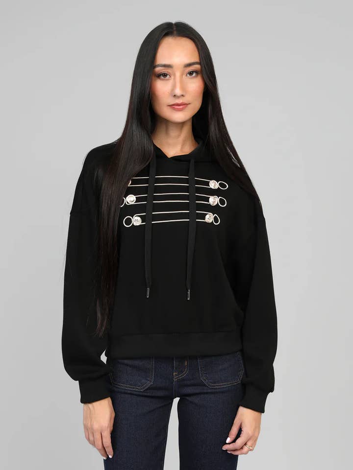 AMIRALY black SWEATSHIRT for wholesale by An'ge