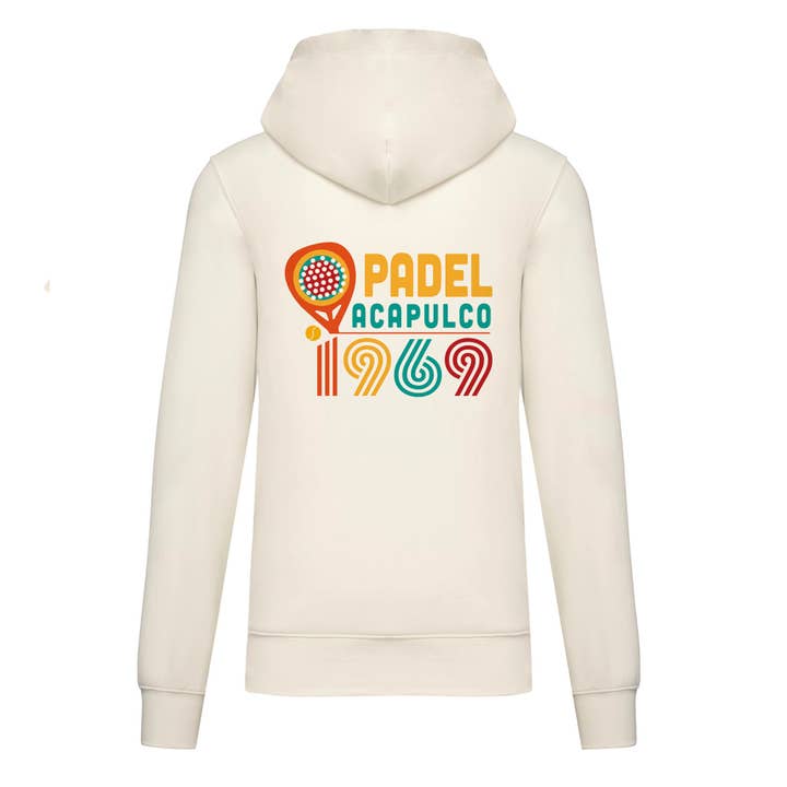 Huvtröja med luva PADEL ACAPULCO ecru - SWC2506 för wholesale av PADEL ONLY