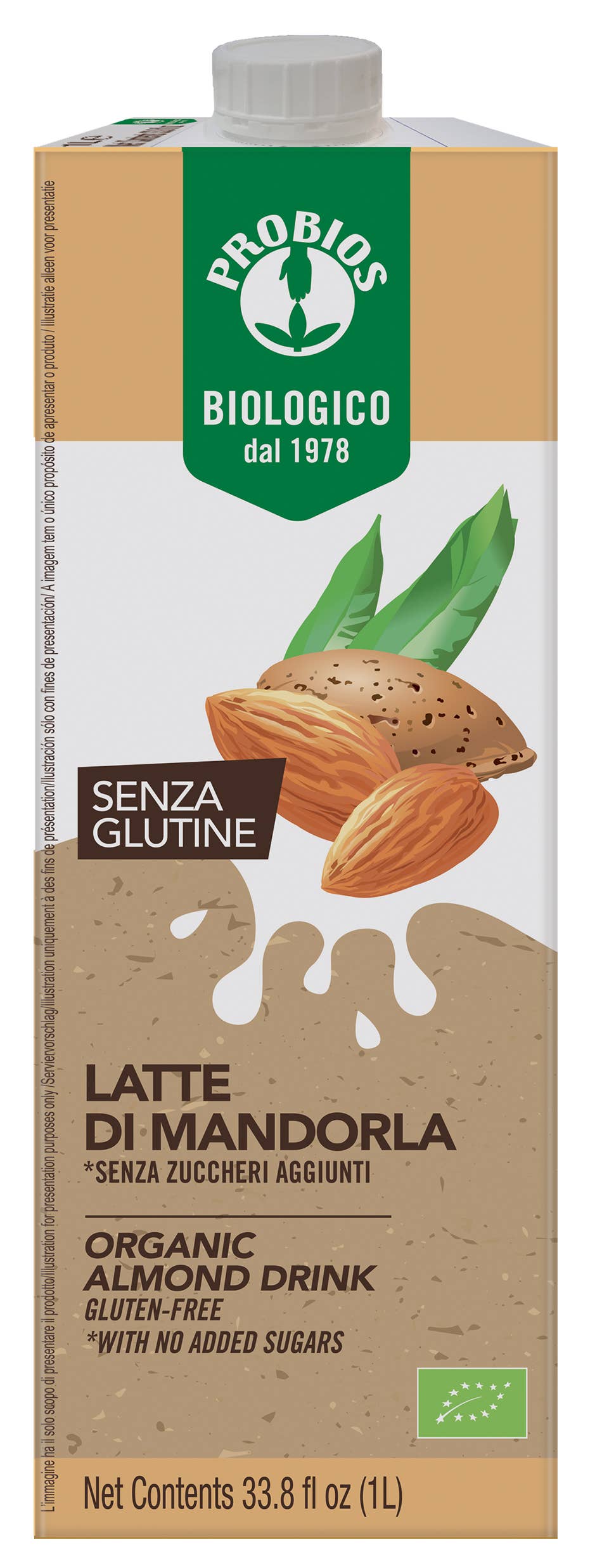 Probios - Wholesale Non-Dairy Milk - Gluten-free ALMOND MILK0