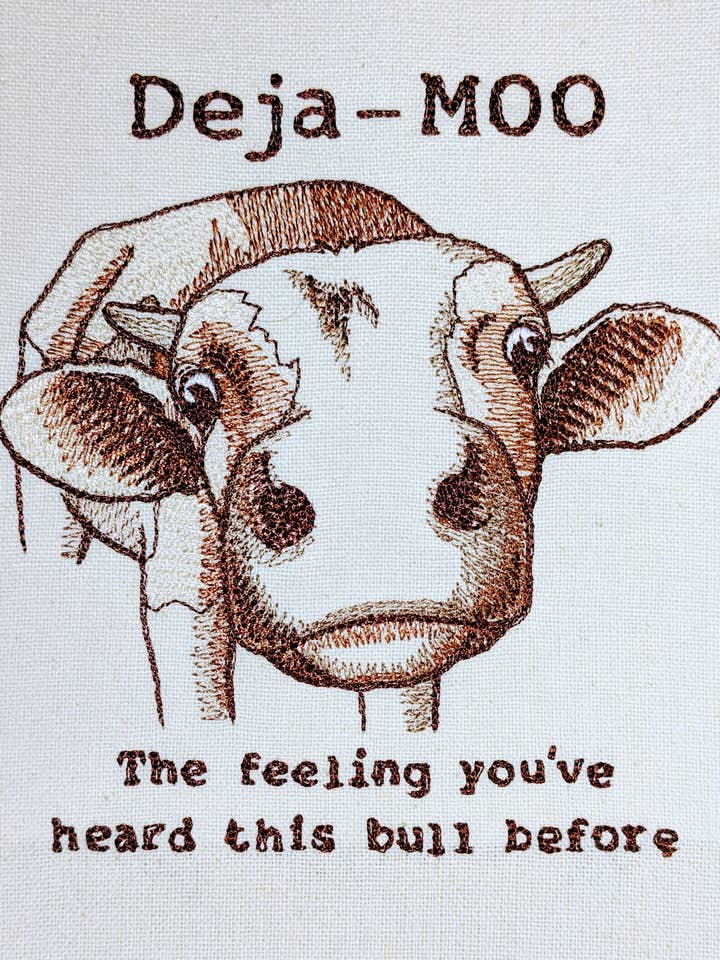 Deja Moo Cow viskestykke for engroshandel hos Red Mitten