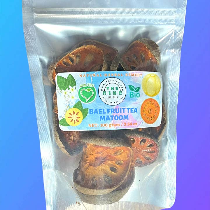 The Rike - Wholesale Loose Tea - 2 pack x 100 Gram Dried Indian bael, Bael Fruit Slices