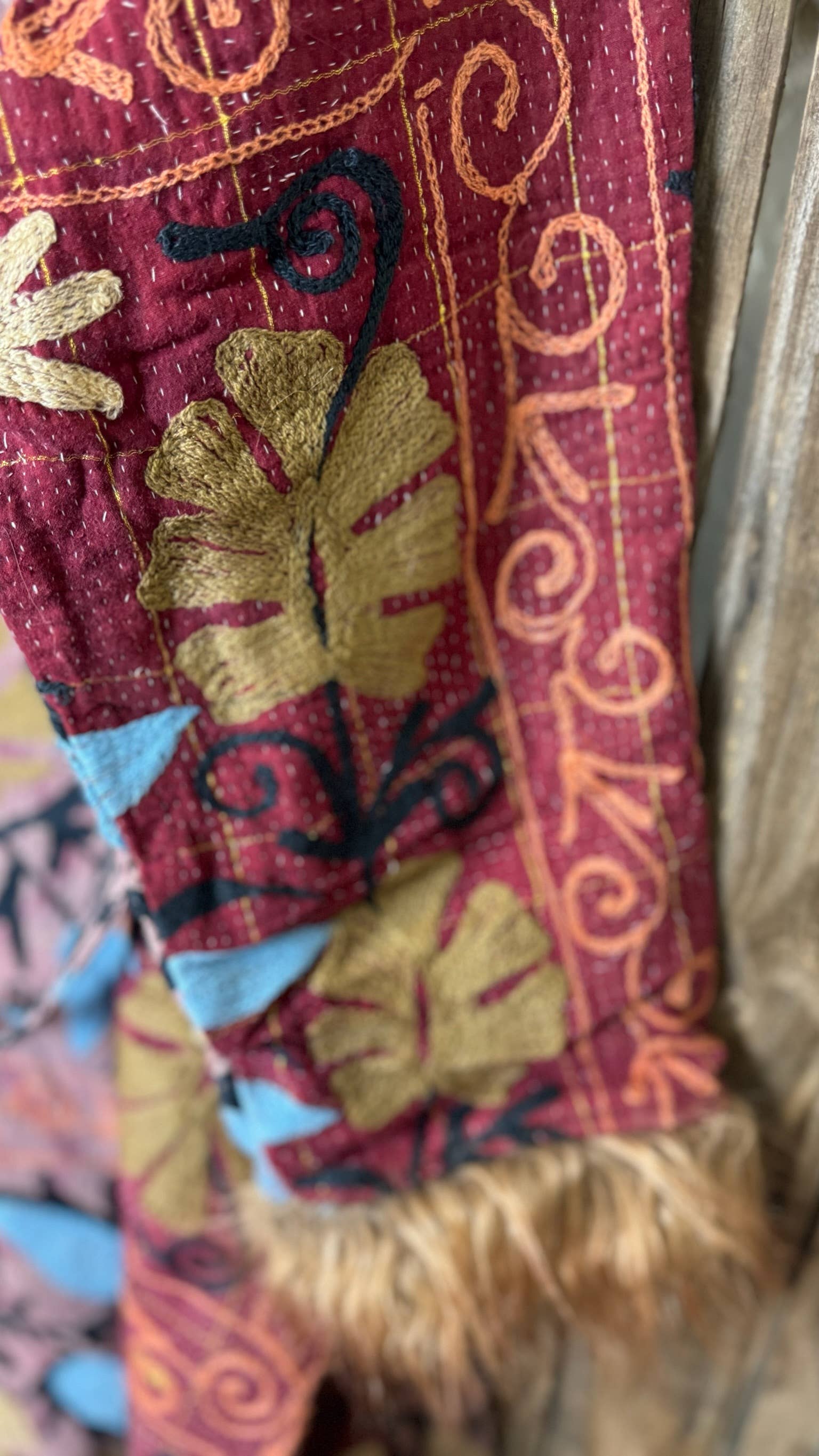 Wylder Trading Company - Wholesale Fur/Faux Fur Coat - Women's - Canyon Bloom Coat 027 (Long-Length) | Penny Lane Style Boho10