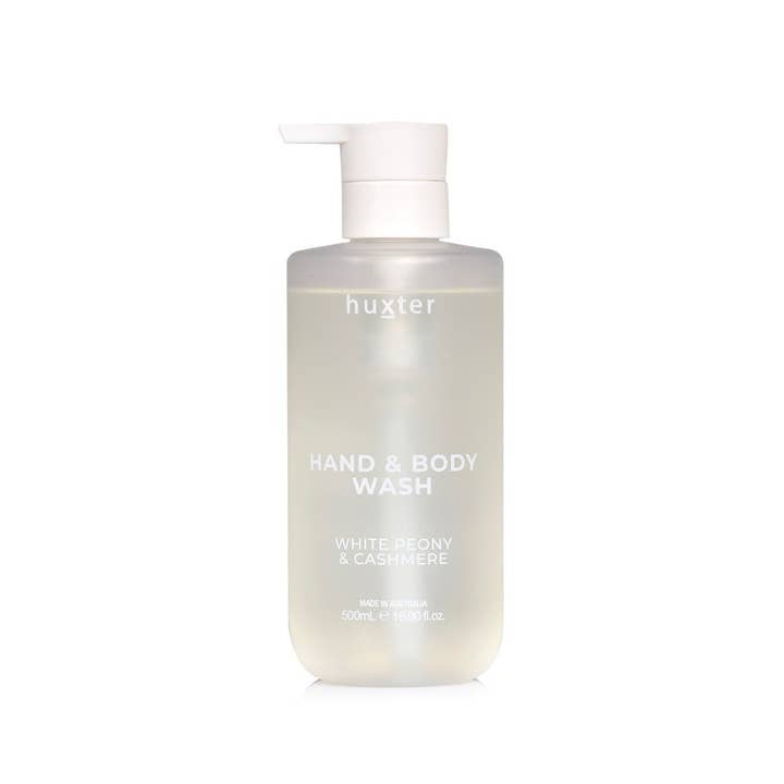 500ml Hand & Body Wash - White Peony & Cashmere (Pink) for wholesale by Huxter