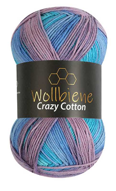 Wollbiene - Venta al por mayor Hilos - Hilo de lana Wollbiene Crazy Cotton para todas las estaciones, 100 g16
