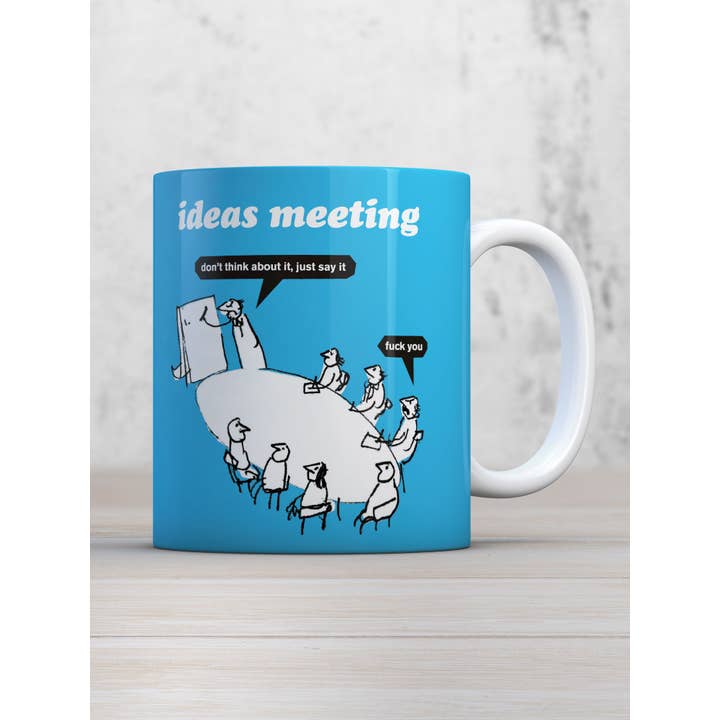 brainbox candy - Wholesale Coffee Mug - Funny Mug - Ideas Meeting By Modern Toss