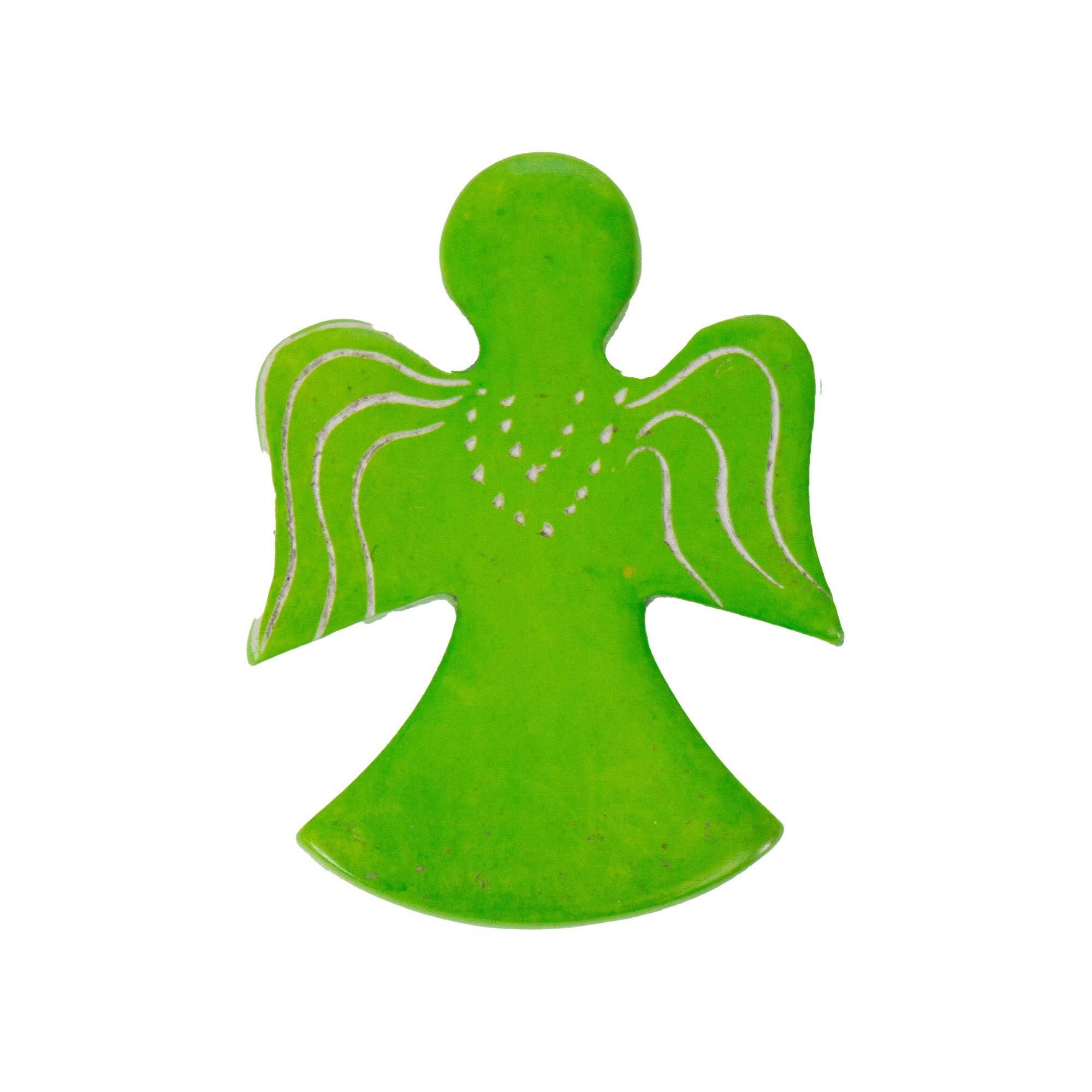 Global Crafts - Vente Figurine décorative - Paquet de 10 - Palm Angels colorés en stéatite6