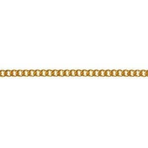 Gold Plated Curb chain 1.8mm - Length 18 inch/ 45cm for wholesale by Mon Bijoux