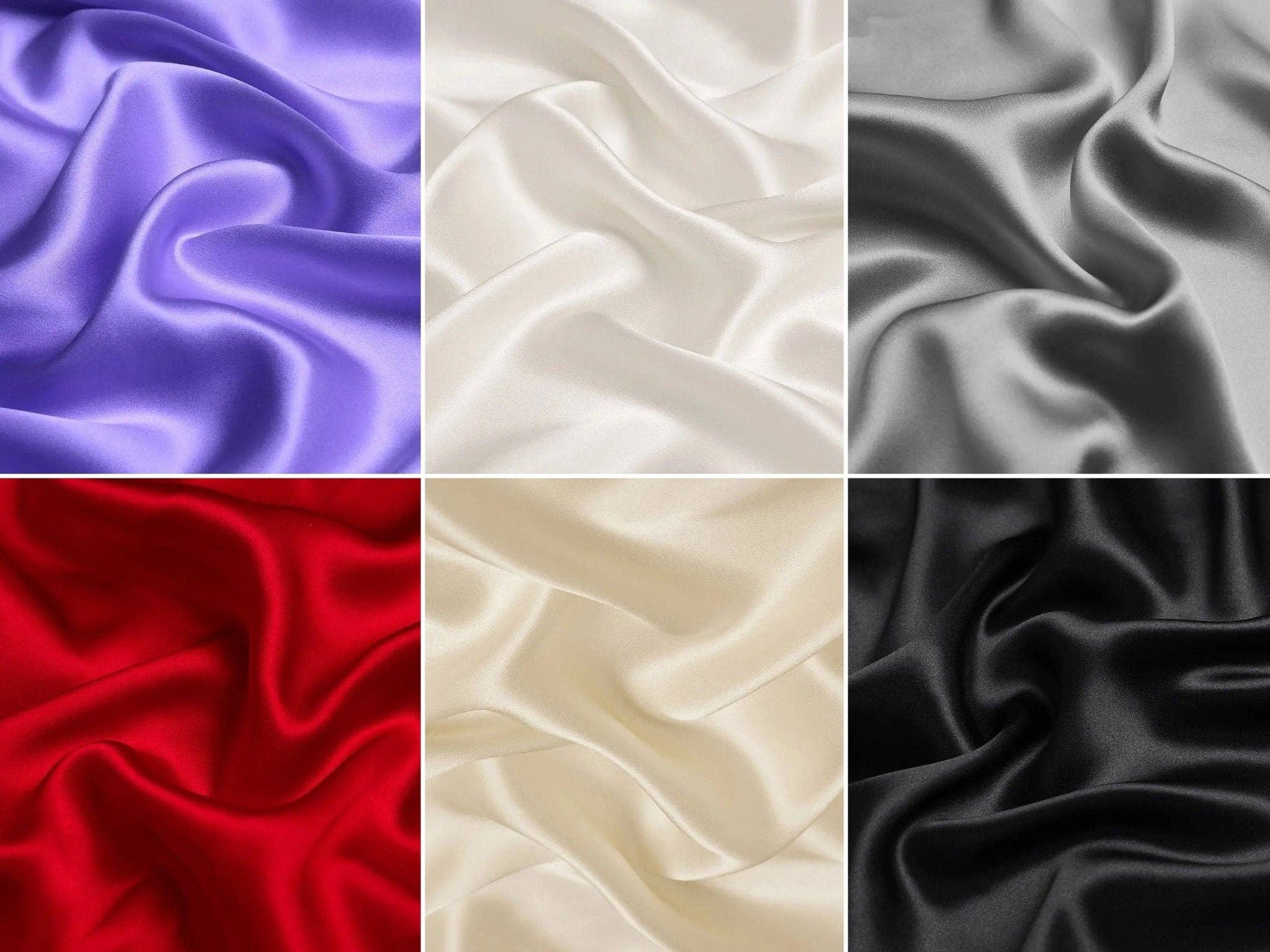 GalaTextile - Wholesale Fabric - Luxurious Silky Stretch Charmeuse Fabric By the Yard, Premium Bridal Satin Fabric for Bride Dresses Making Gowns Party Drape Decorations3