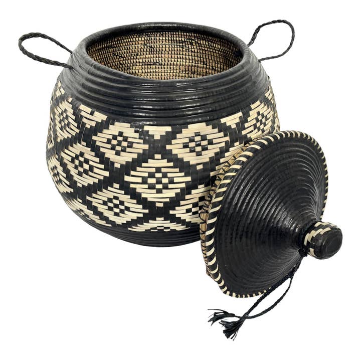 EA DECO NATUREL & DESIGN - Wholesale Basket - Nazair MM Leather Basket 1