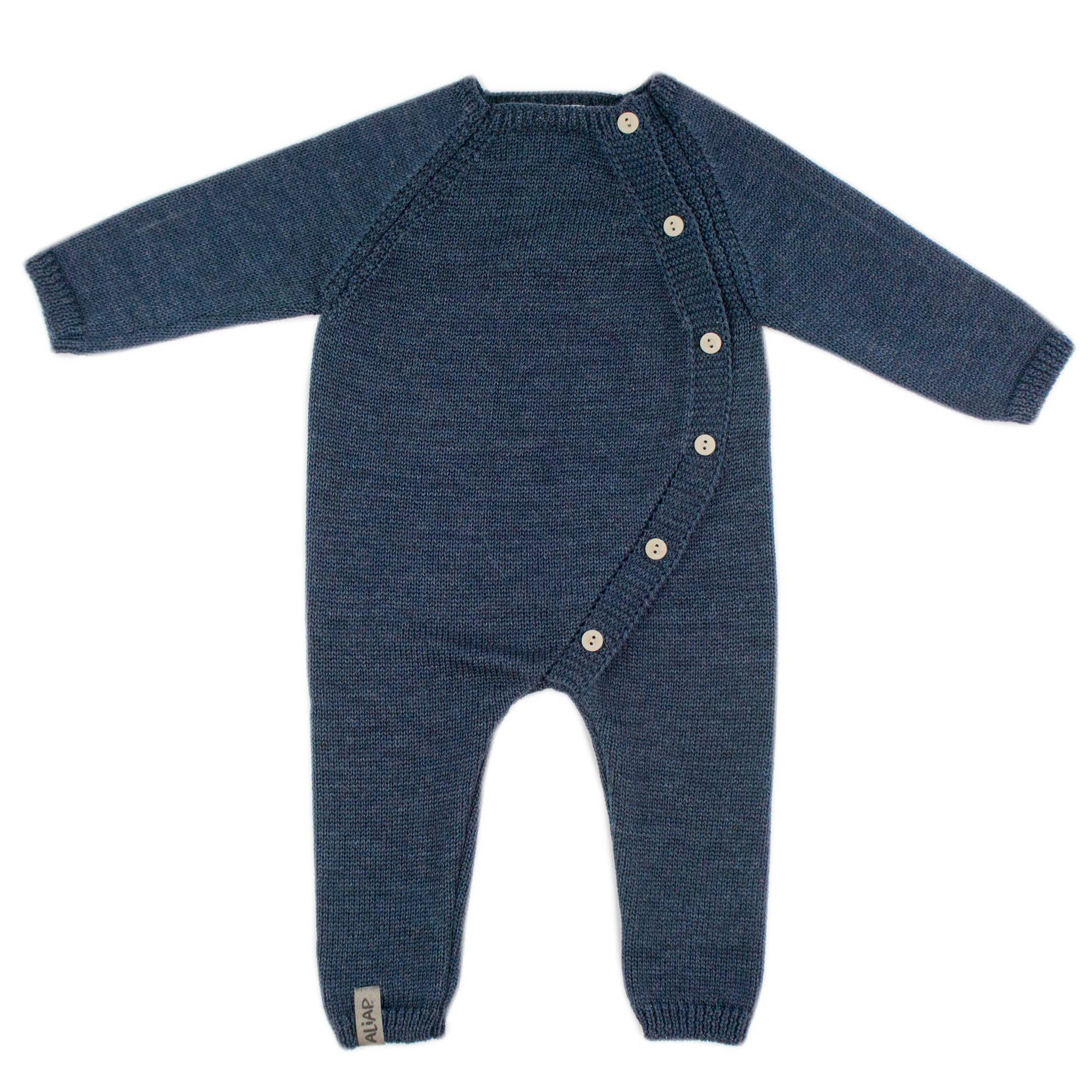 ALIAP - Vente Body (sans pieds) – bébé - Body bébé en laine mérinos - tricot uni 2011W6