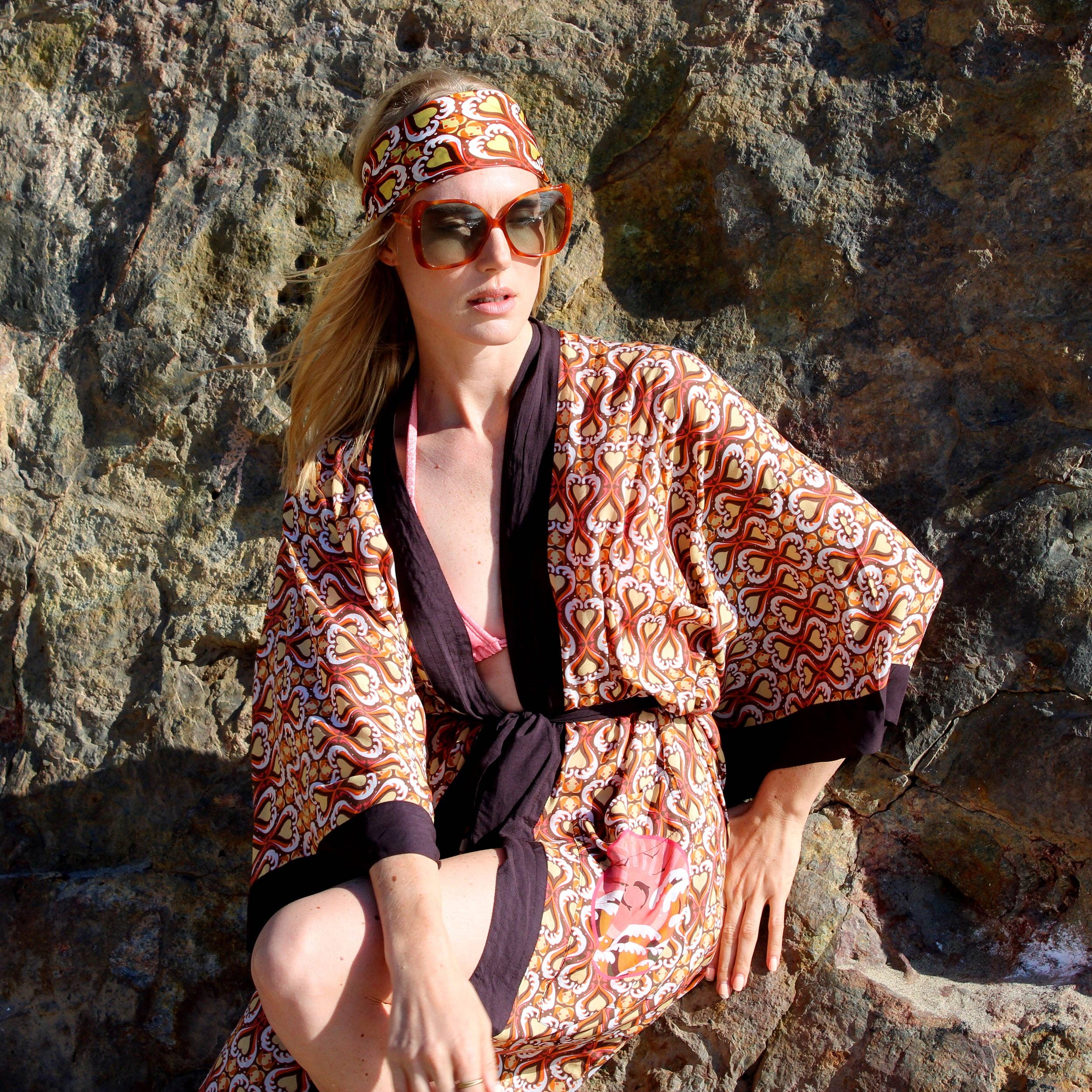 Henelle - Wholesale Kimono - Women's - Surfrider Sunset Duster Robe4