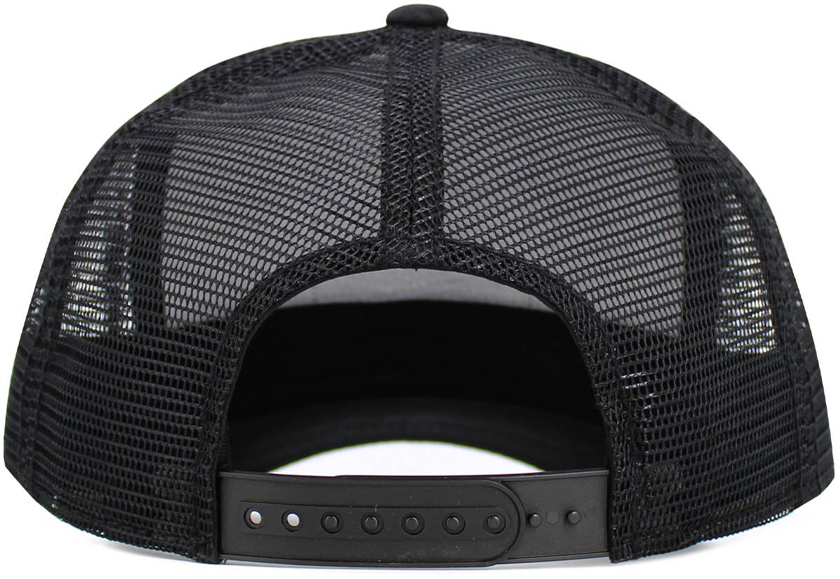 KBETHOS - Wholesale Trucker Hat - Unisex - Skull Patch Flag Mesh Ballcap1