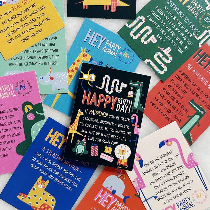 Birthday Scavenger Hunt for wholesale by Minor Details CLE