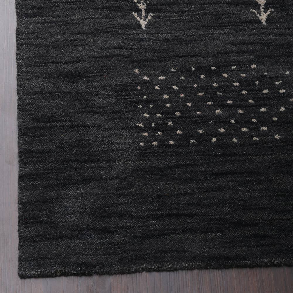 Get My Rugs - Wholesale Area Rug - Hand Knotted Loom Area Rug Charcoal L005159
